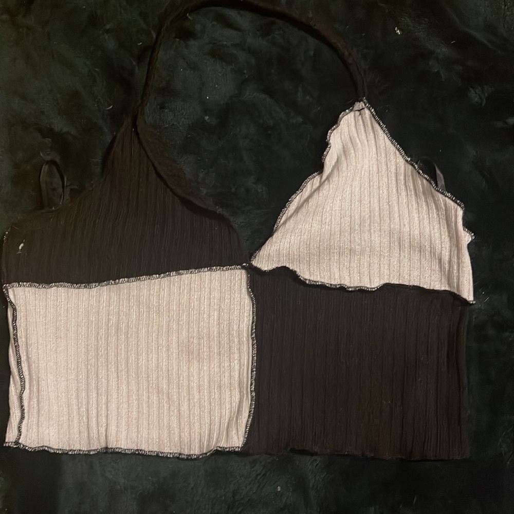 Two Colorblock Halter Tops - Picture 4 of 4